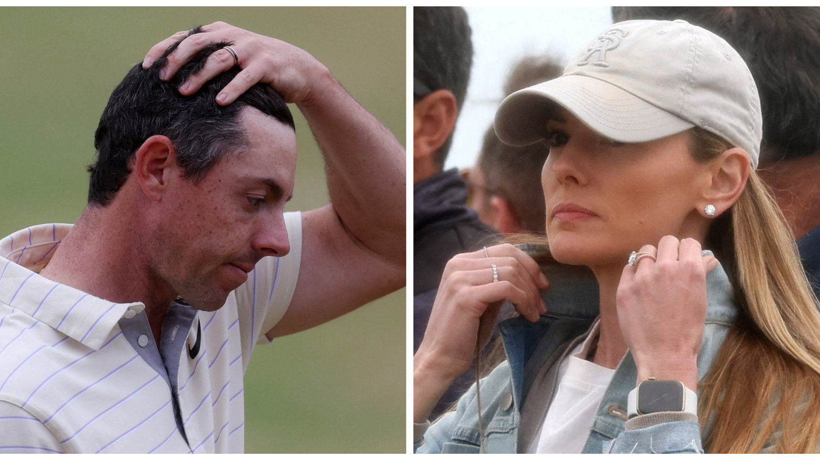 Report: Rory McIlroy wept in Erica Stoll's arms after heartbreak at The Open